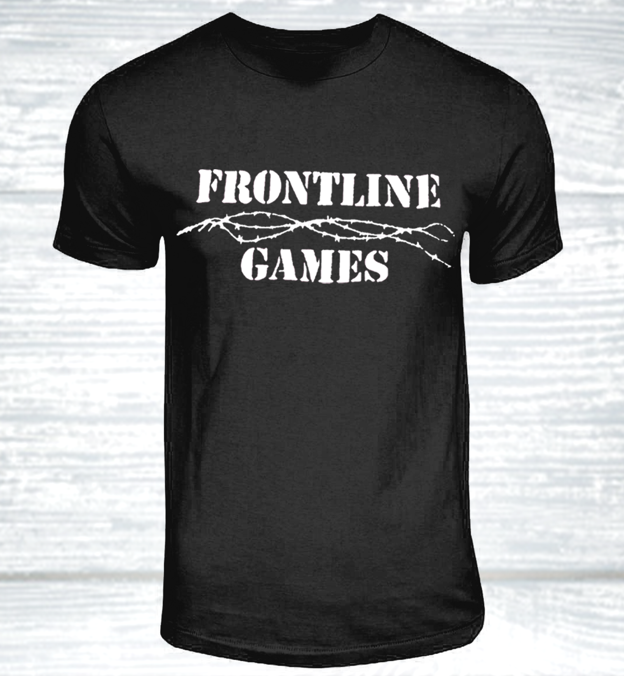 Frontline Games T-Shirt - v2 - Black - Mens